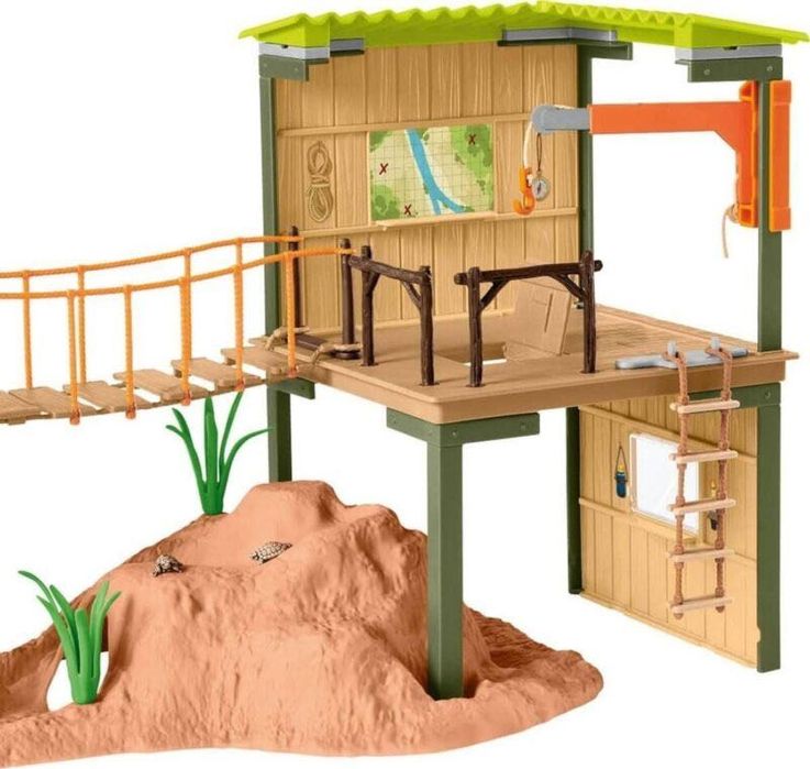 Schleich Wild Life Приключенска станция (42507) - 68 части, ново