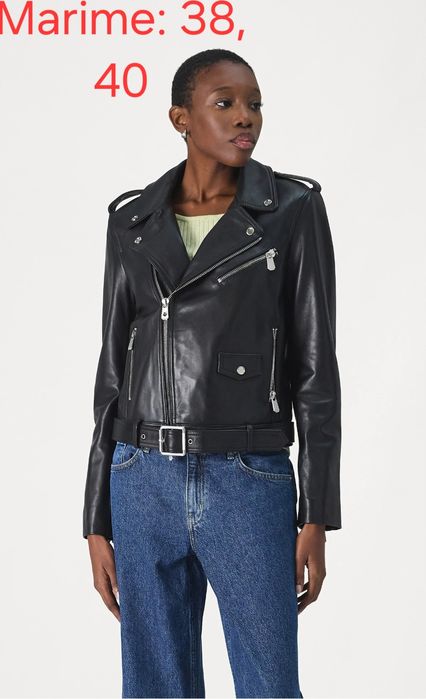 NOU 70% REDUS Geaca piele Pinko Originala