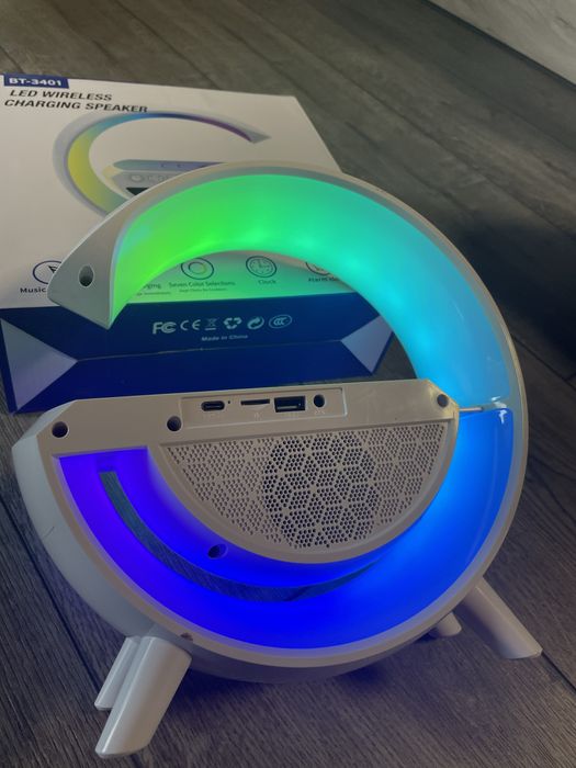 G-smart нощна лампа , зарядно , аларма , часовник , bluetooth колонка