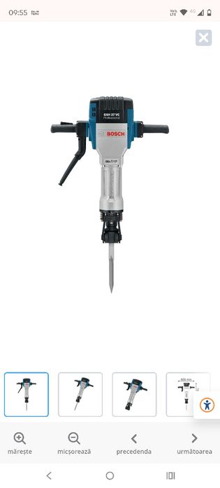 Ciocanul demolator Bosch Professional GSH 27