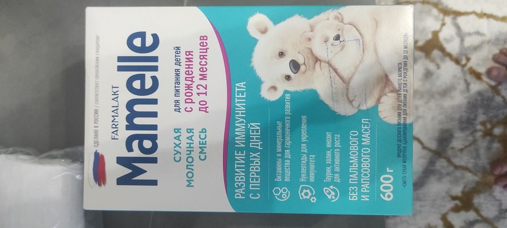 Молочная смесь mamelle 0