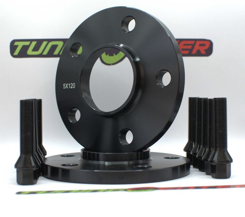 Flanse Distantiere Negre 5x112 13 - 16 - 20mm MERCEDES BMW AUDI