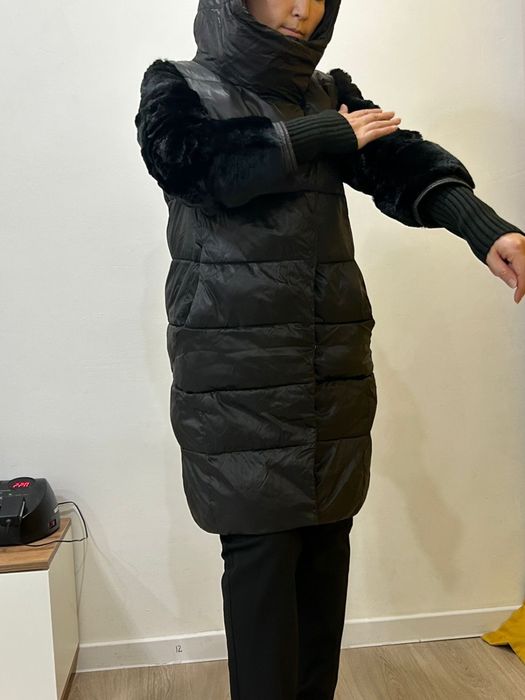 зимняя теплая куртка-пуховик