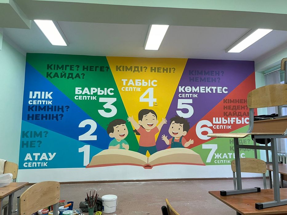 Роспись стен города Актобе