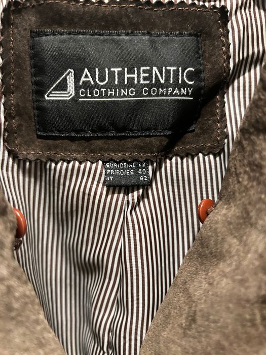 Дамско яке от естествен велур Authentic Clothing Co.