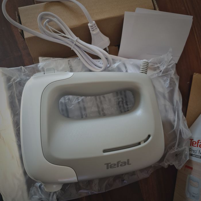 Mixer de mana TEFAL Prep'Mix HT450B38, 450W, 5 trepte viteza