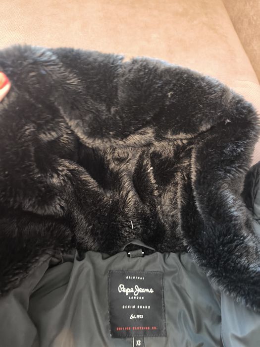 Geaca iarna Pepe Jeans puf și pene XS