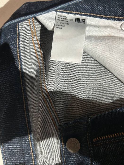 Uniglo джинсы  selvedge denim