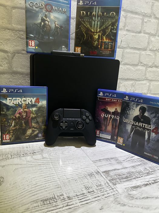 SONY PlayStation 4 SLIM + ИГРИ