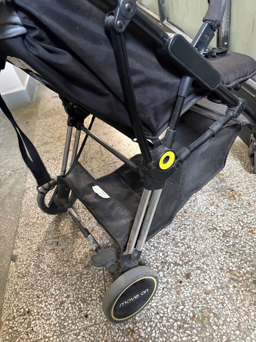 CHIPOLINO Лятна количка MOVE ON сива + зимно покривало