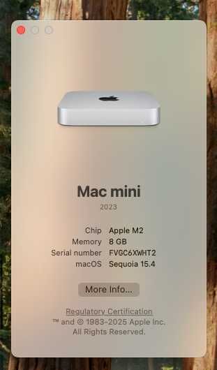 Apple Mac Mini M2 (8 GB / 256 GB )
