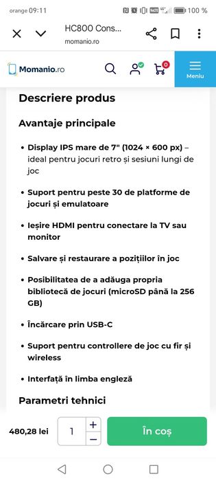 Vand consola jocuri, ideala pentru varsta de 10pl +