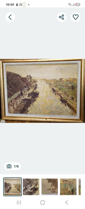 Stefan Marițan ,ulei pe panza 1987, "Cherhanaua din Jurilovca"