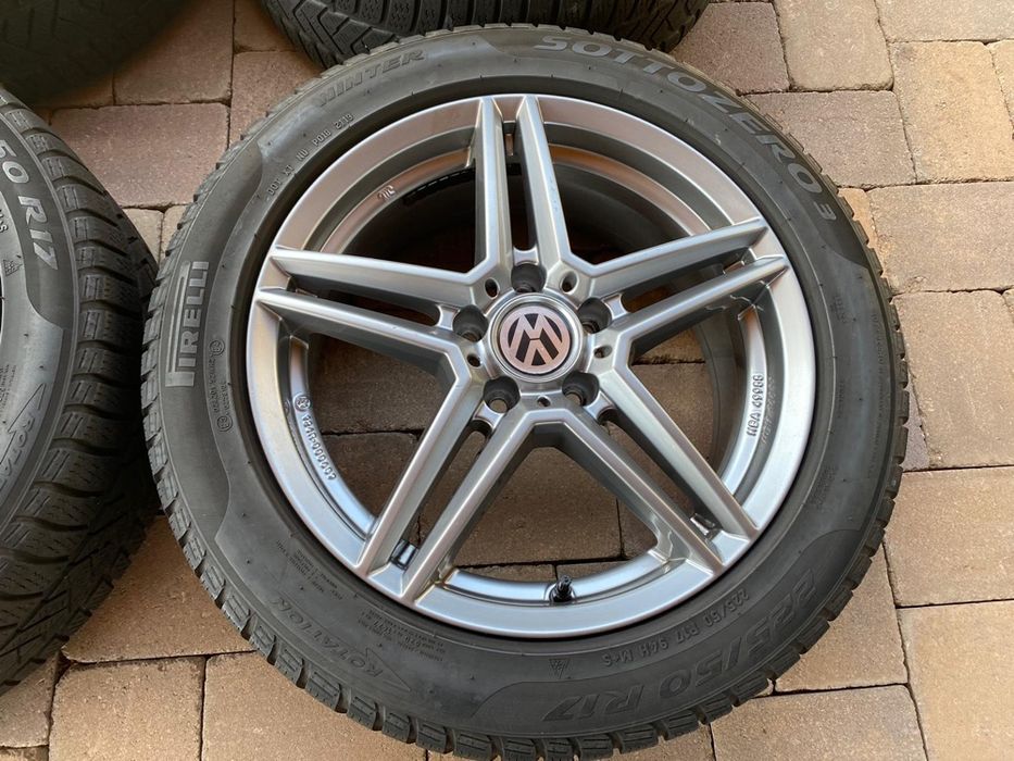 Jante 17 VW Audi Skoda Seat 5x112 Pirelli 225/50/17 M+S