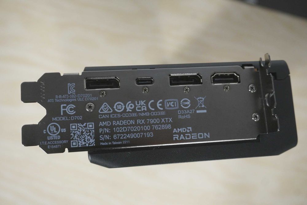 RX 7900 XTX 24GB Reference card видеокарта/ вкл ДДС