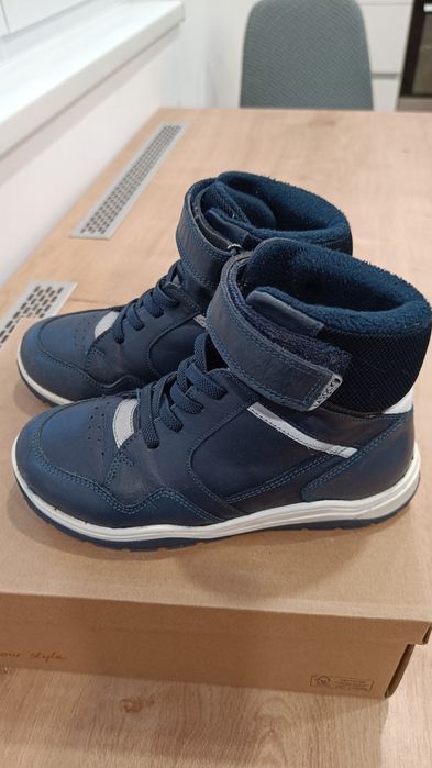 Bocanci bleumarin piele Lasocki Nr 31 (interior 20.5)