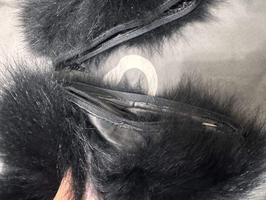 haina blana vulpe naturala