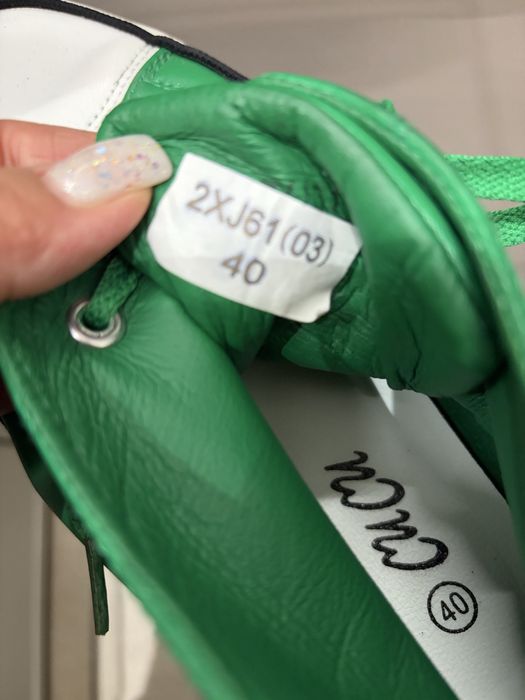 Обувки кецове кожени