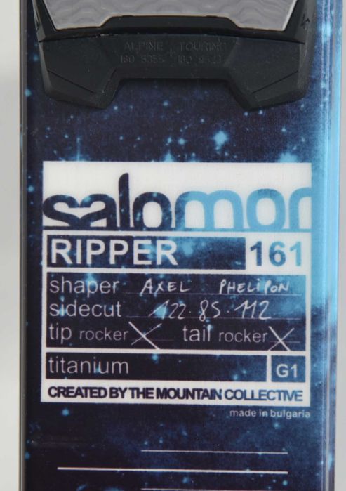 Нови ски Salomon Ripper twin tip,  161см +  автомати Marker Griffon