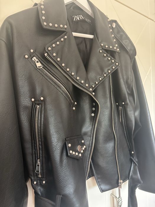 Дамско кожено яке Zara