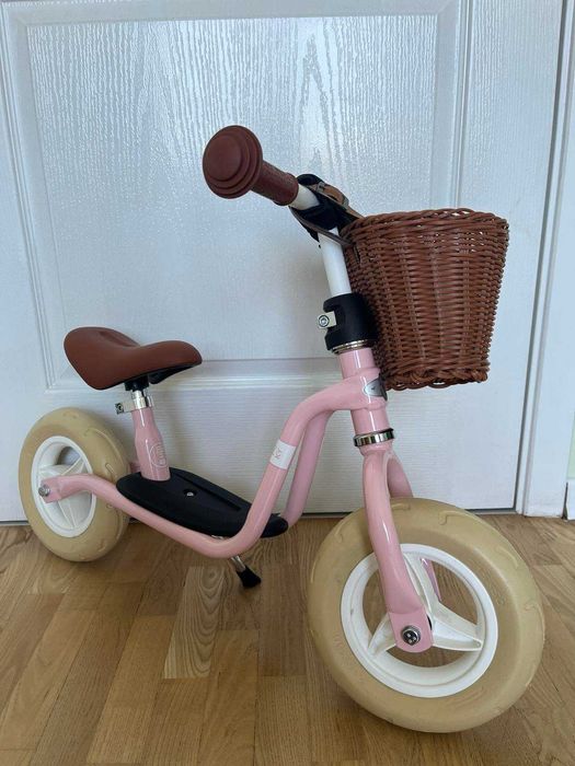 Ново розово баланс колело "PUKY" с кошница, произведено в Германия