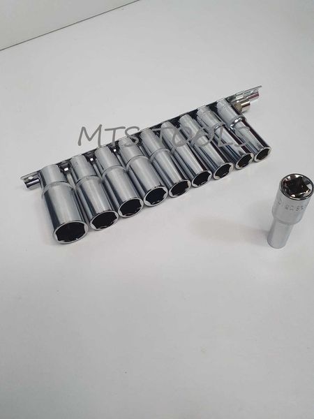 Set tubulare lungi 1/2 ” 10 piese chrome vanadium