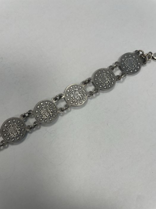 Bratara argint speciala cu pietre mici onix