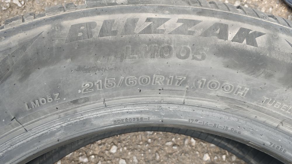 Гуми Bridgestone blizzak 215 60 17