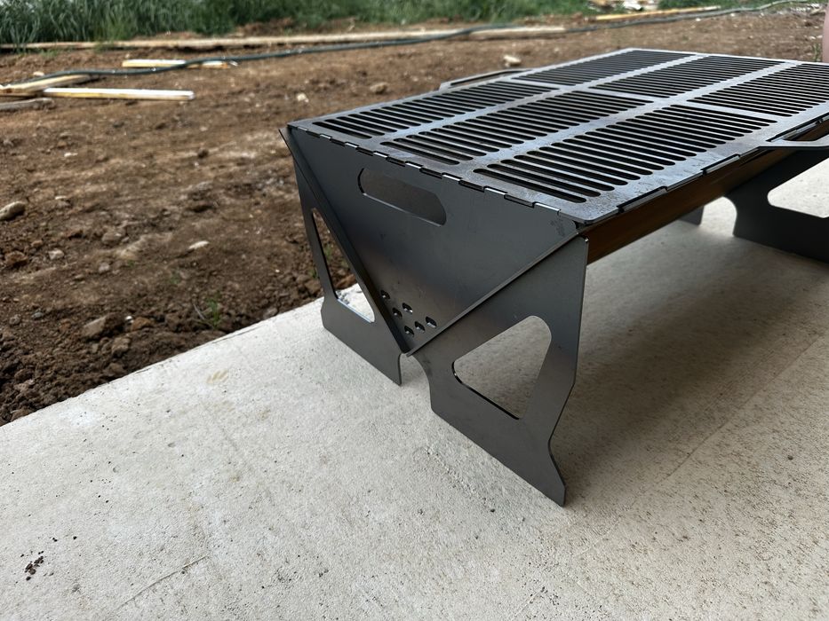 Vand gratar portabil din tabla de 3mm