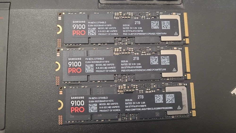 SSD Samsung 9100 PRO de  2TB PCI Express 5.0 , nou