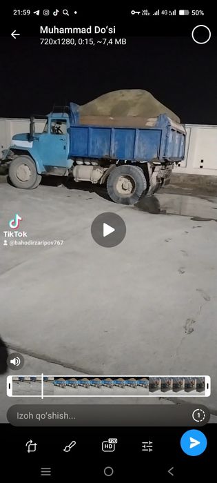 Zil sotiladi samosval holati zoʻr yili 1991