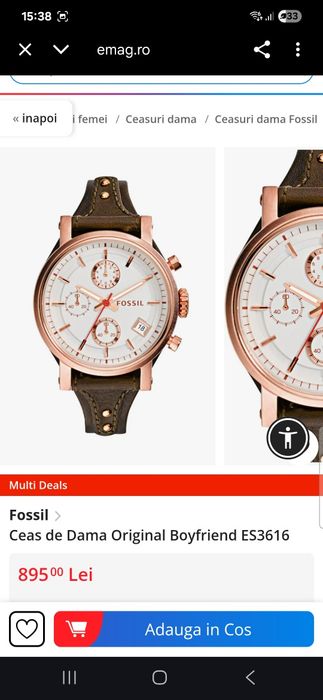 Ceas dama  Fossil boyfriend