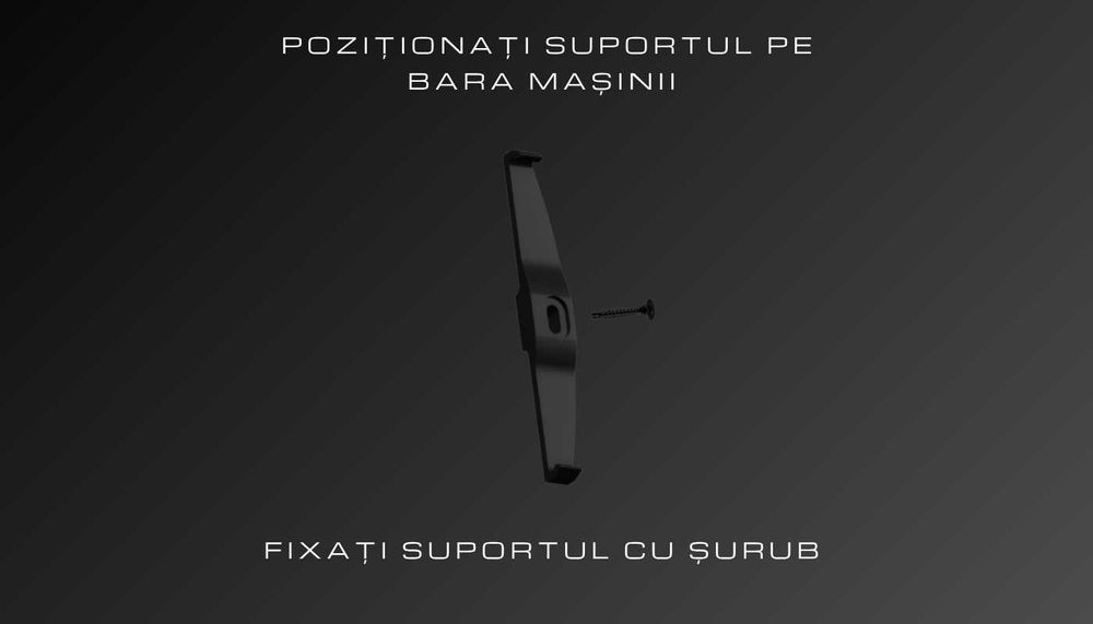 Suport număr înmatriculare premium slim