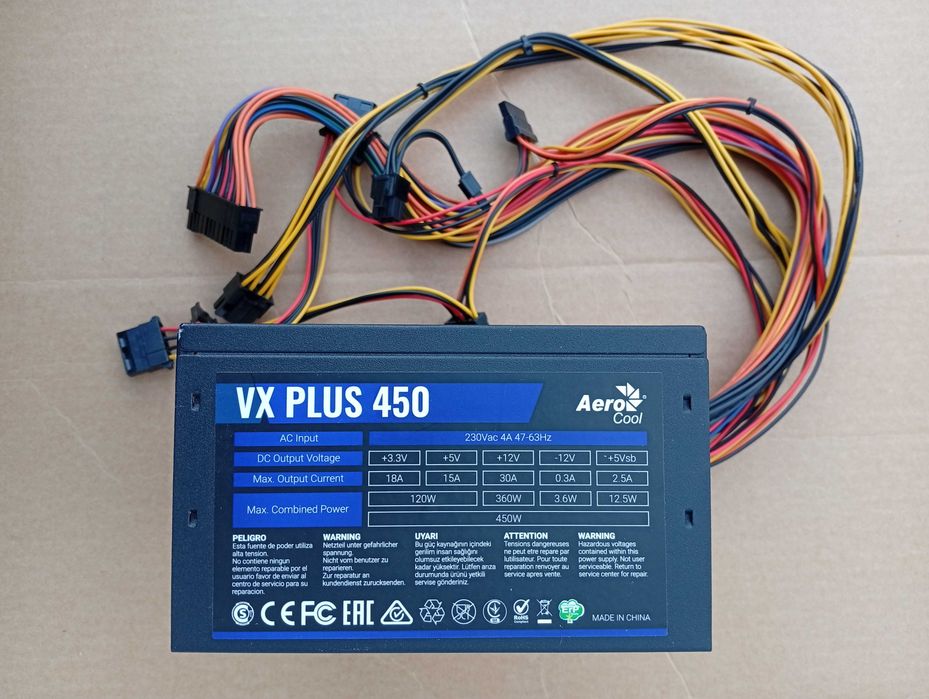 Blok pitaniya AeroCool VX Plus 450W sotiladi