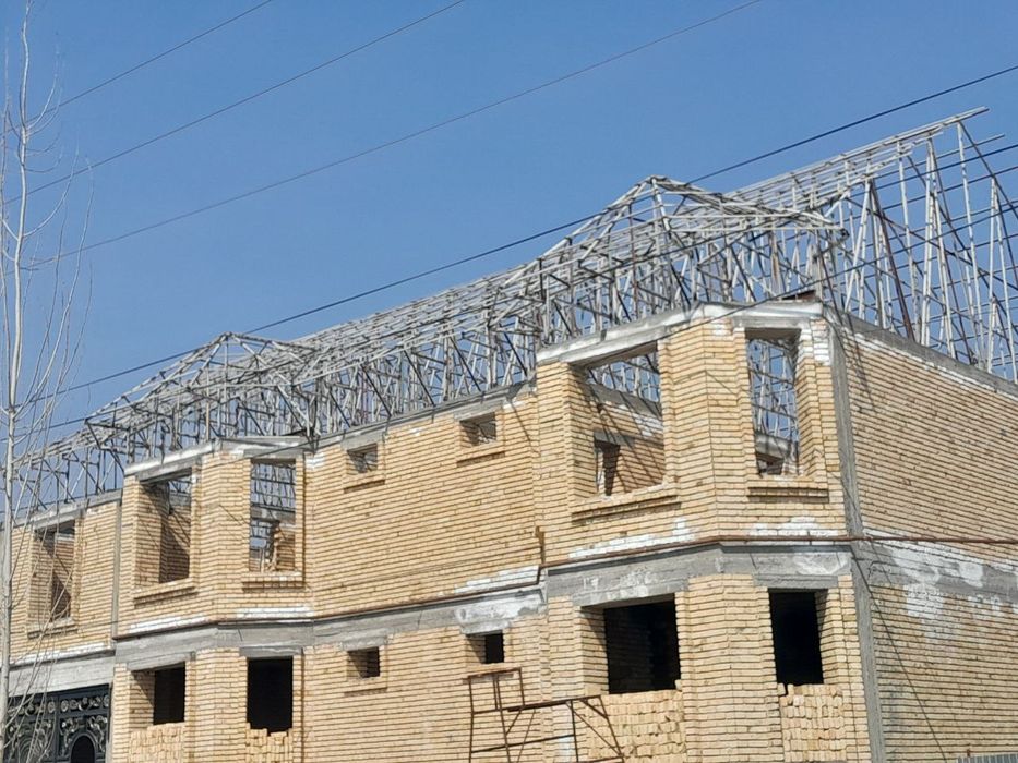 Контейнер профиллари ёки уголниклардан фермалар тайёрлаш ва урнатиш