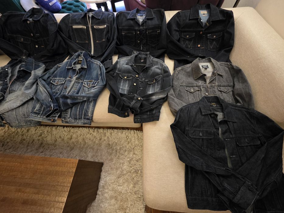 Geci de blugi Karl Lagerfeld, Edwin,Lee, Wrangler,  G Star, Guess,Gas,
