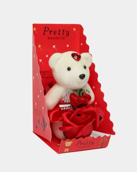 Love с мишкой в коробке
