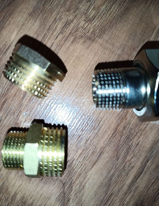 Robinet termostatic herz 3/8 + reducții 1/2