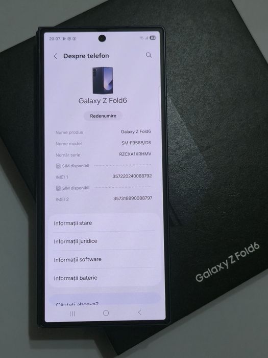 Vand/schimb Samsung Z Fold6  512gb