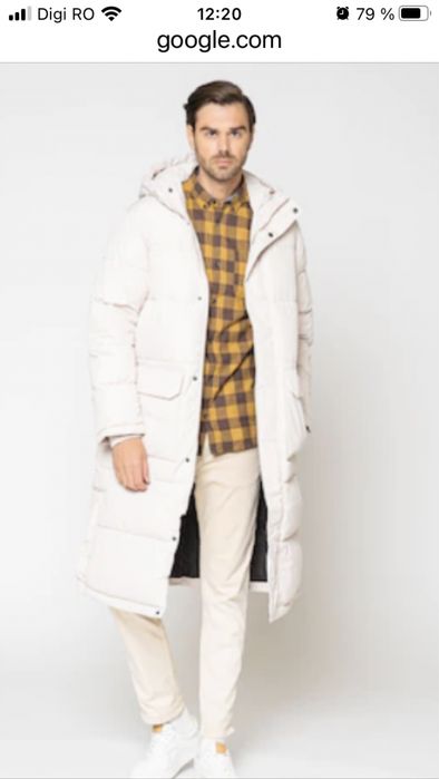 Geaca lunga matlasata, Jack&Jones, noua