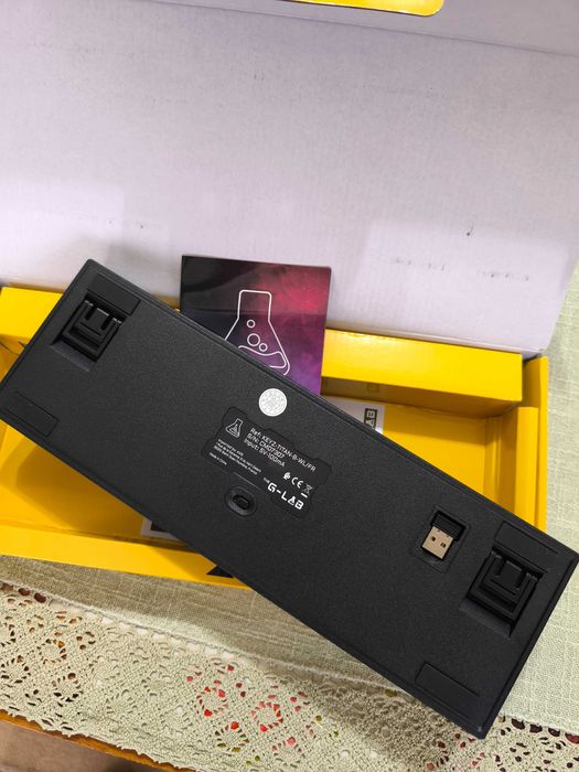 Геймърска клавиатура, The G-Lab, KEYZ TITAN, механична, RGB, черна