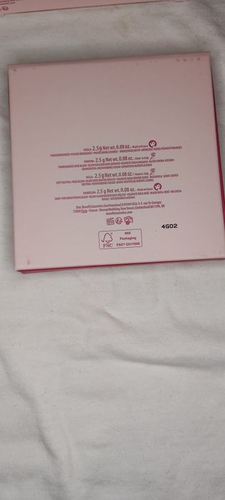 Paletă de bronzer și fard de obraz Benefit Cosmetics Cheeky Love Lette