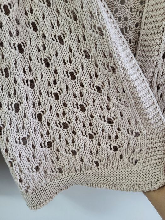 Къса плетена жилетка