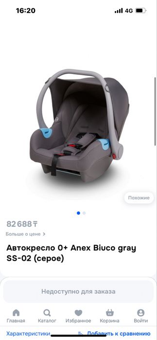 Авто кресло  Anex