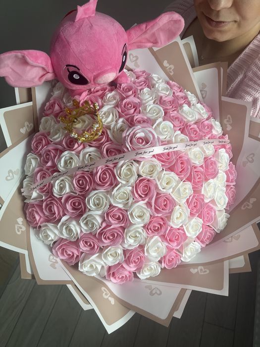 Buchet trandafiri de sapun