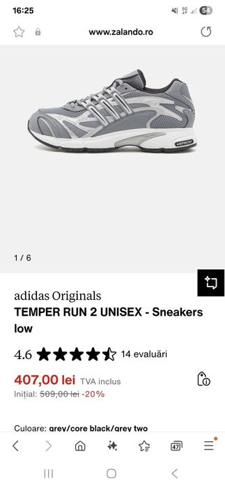 ADIDAS TEMPER RUN 2 NOI IN CUTIE 42.5 * nike,puma,reebok,asics,hoka