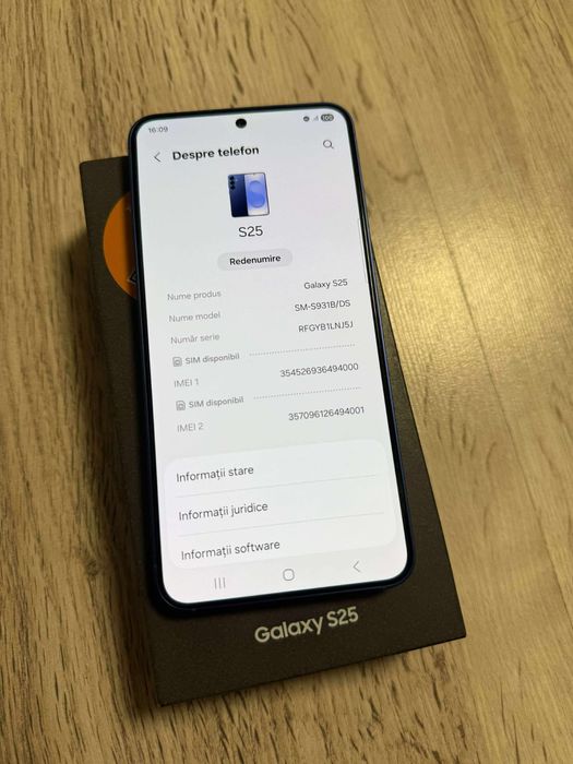 Vand Sau Schimb Samsung Galaxy S25 5G Navy  128Gb Dual Sim