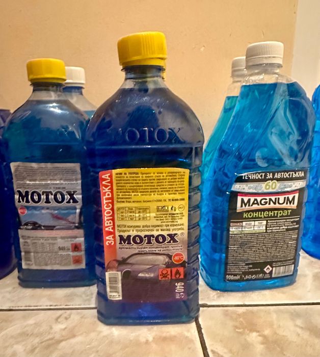 Зимна течност за автостъкла -60°С с биоетанол - МОТОХ и др.