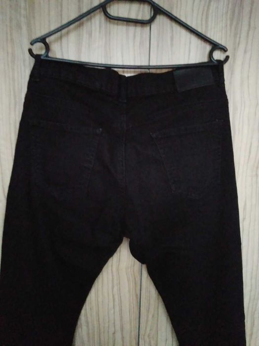 Мъжки  черни  дънки Slim Fit