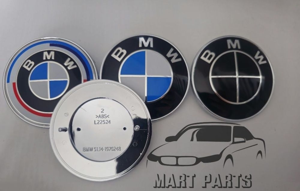 Алуминиева емблема за Бмв 78мм 82мм 74мм 68мм 45мм 11мм Емблема за Bmw